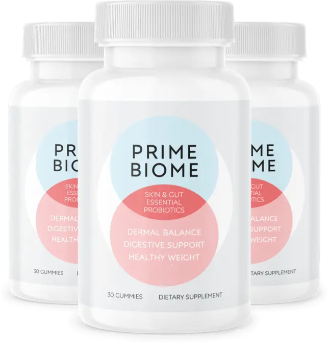 PrimeBiome 3 Bottles